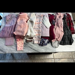 12 month girls 8 outfits